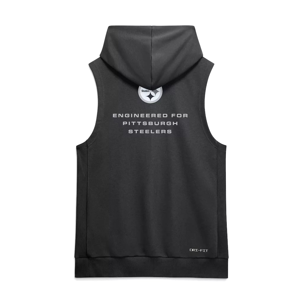 Pittsburgh Steelers Sideline Sleeveless Hoodie