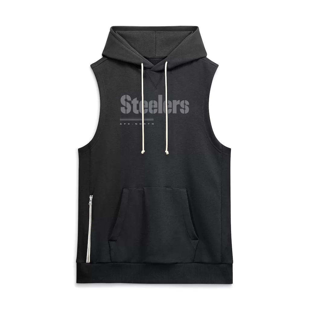 Pittsburgh Steelers Sideline Sleeveless Hoodie