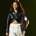 D23 Disney Fan Event 2026 Inde Navarrette Black Leather Jacket