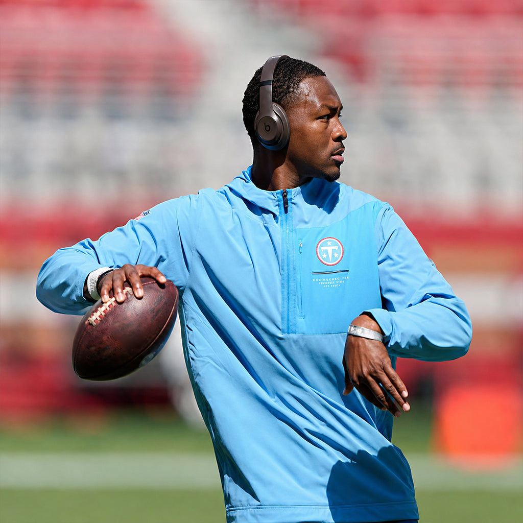 Tennessee Titans Preseason 2026 Jacket in Blue Fleece