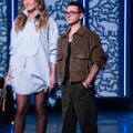 Project Runway 2026 Christian Siriano Suede Brown Jacket in Leather