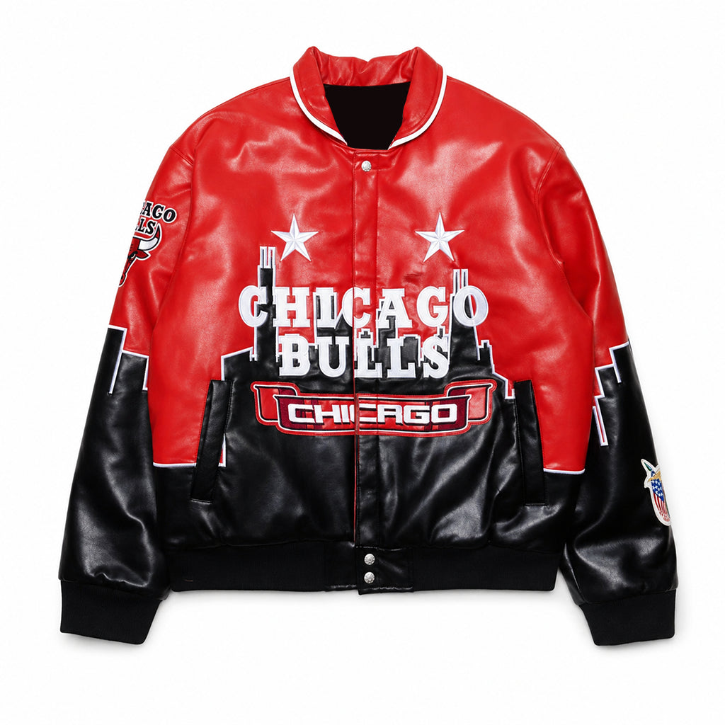 R&amp;B Tour Usher Chicago Bulls Leather Jacket