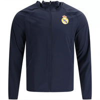 Real Madrid Blue Travel Jacket in Navy