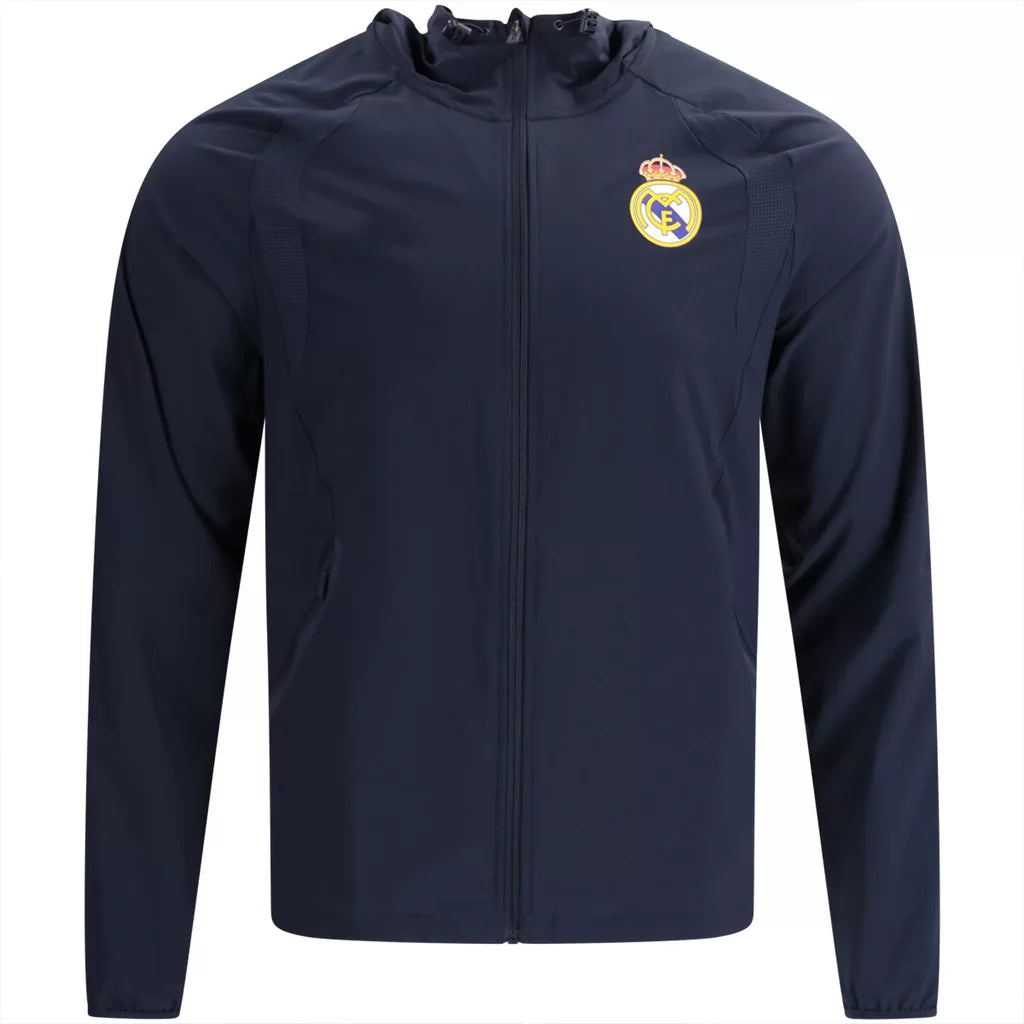 Real Madrid Blue Travel Jacket in Navy