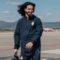 Real Madrid Blue Travel Jacket in Navy