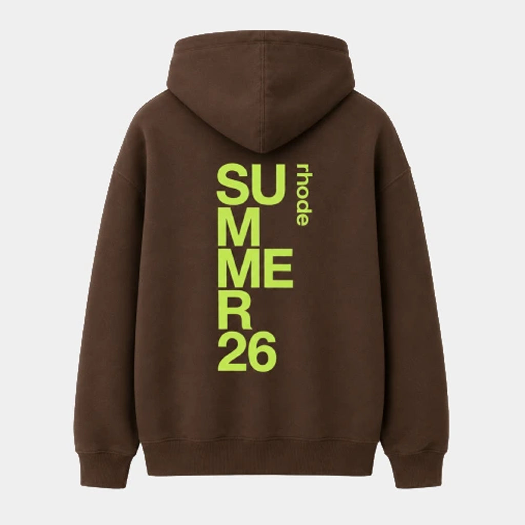 Rhode Dallas Brown Fleece Hoodie