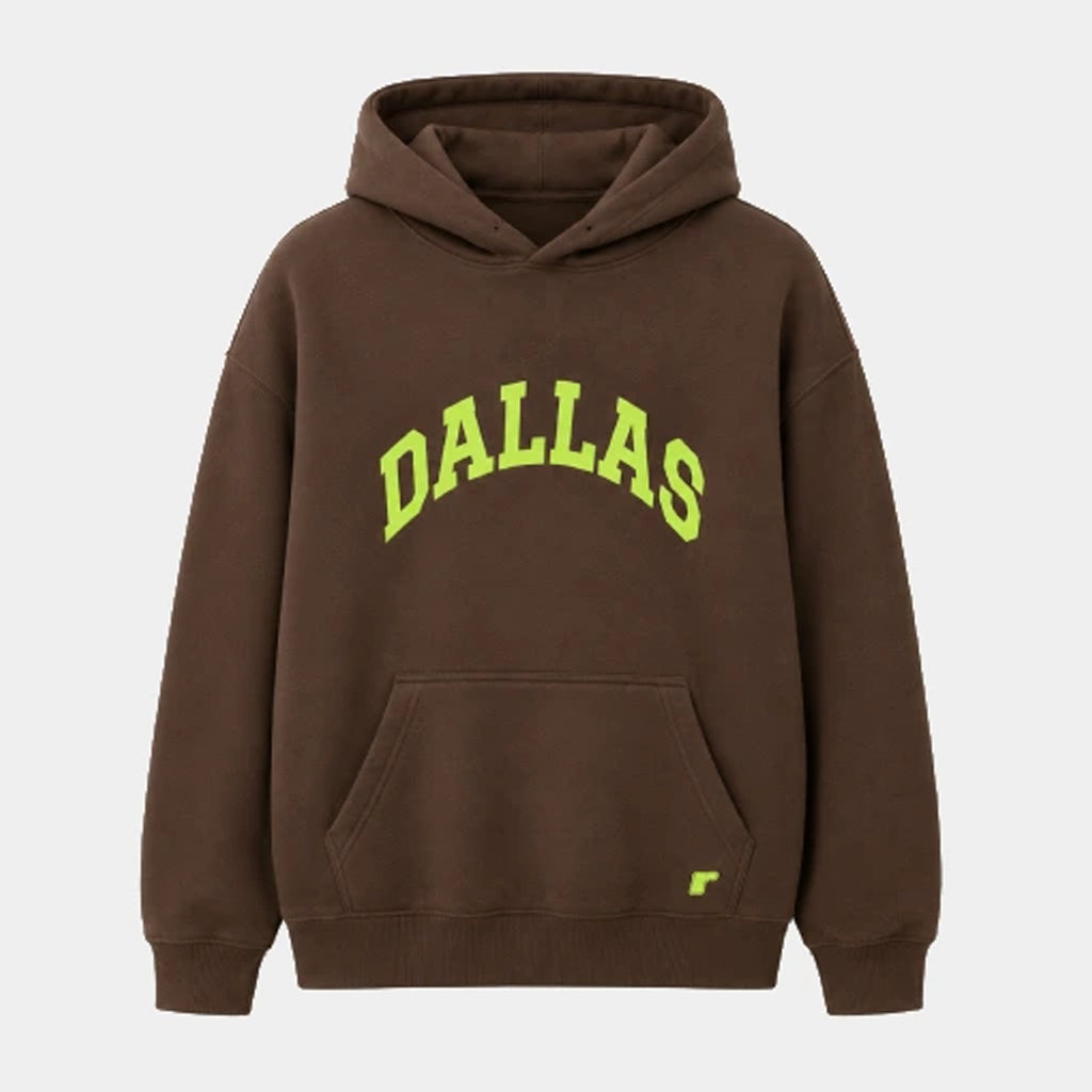 Rhode Dallas Brown Fleece Hoodie