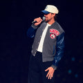 Ryan Gosling Mickey Mouse Blue Leather Varsity Jacket