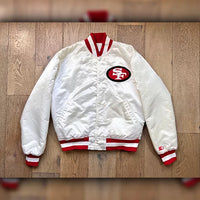 San Francisco 49ers Jacket in Black Satin