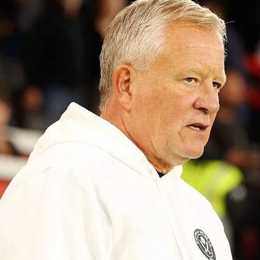 Sheffield United Football Club Chris Wilder White Hoodie