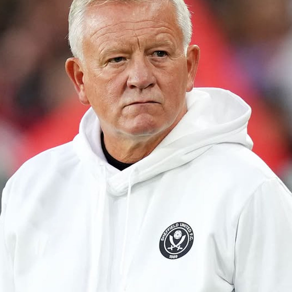 Sheffield United Football Club Chris Wilder White Hoodie