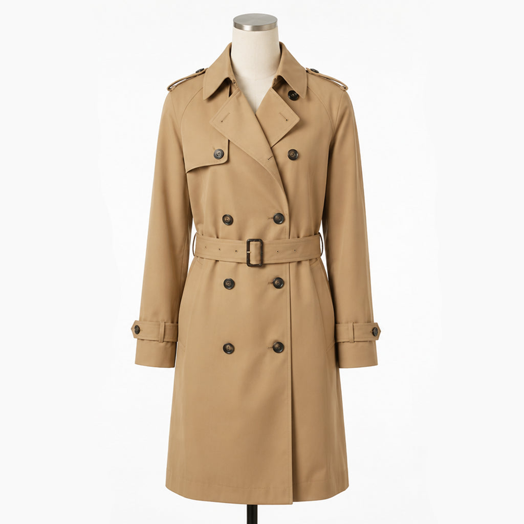 Slow Horses 2026 Kristin Scott Thomas Brown Cotton Coat