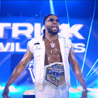 SmackDown 2026 Trick Williams White Leather Vest