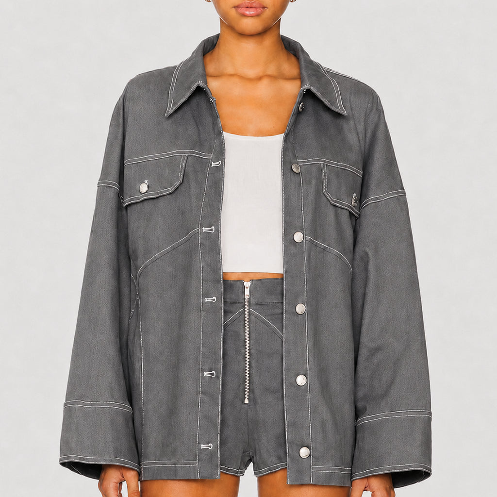 Denim Jacket – Indiana Fever 2026 Sophie Cunningham