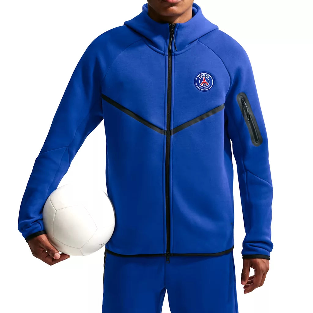 Paris Saint Germain Ferran Torres Jacket in Blue Fleece