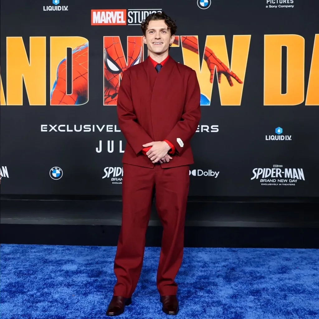 Maroon Suit – LA Premiere 2026 Tom Holland