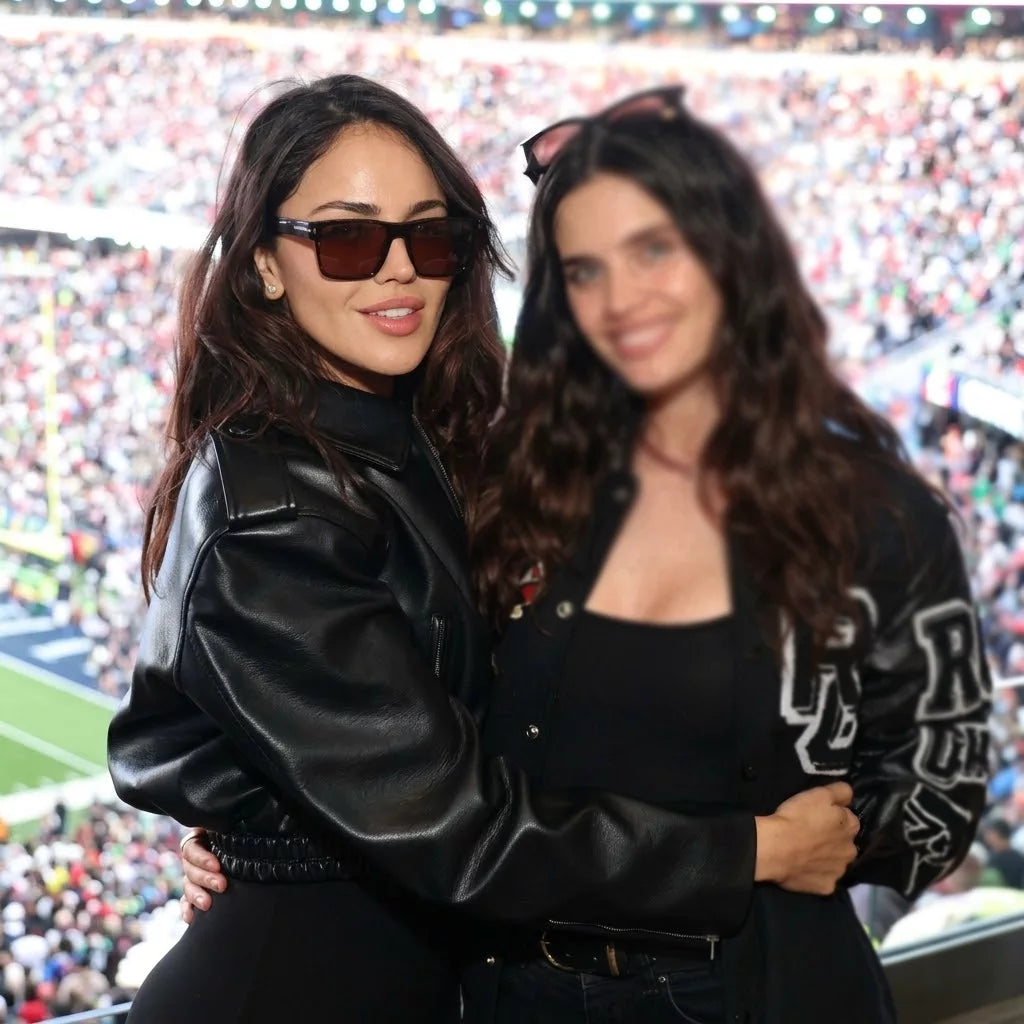 Super Bowl Eiza Gonzalez Leather Jacket