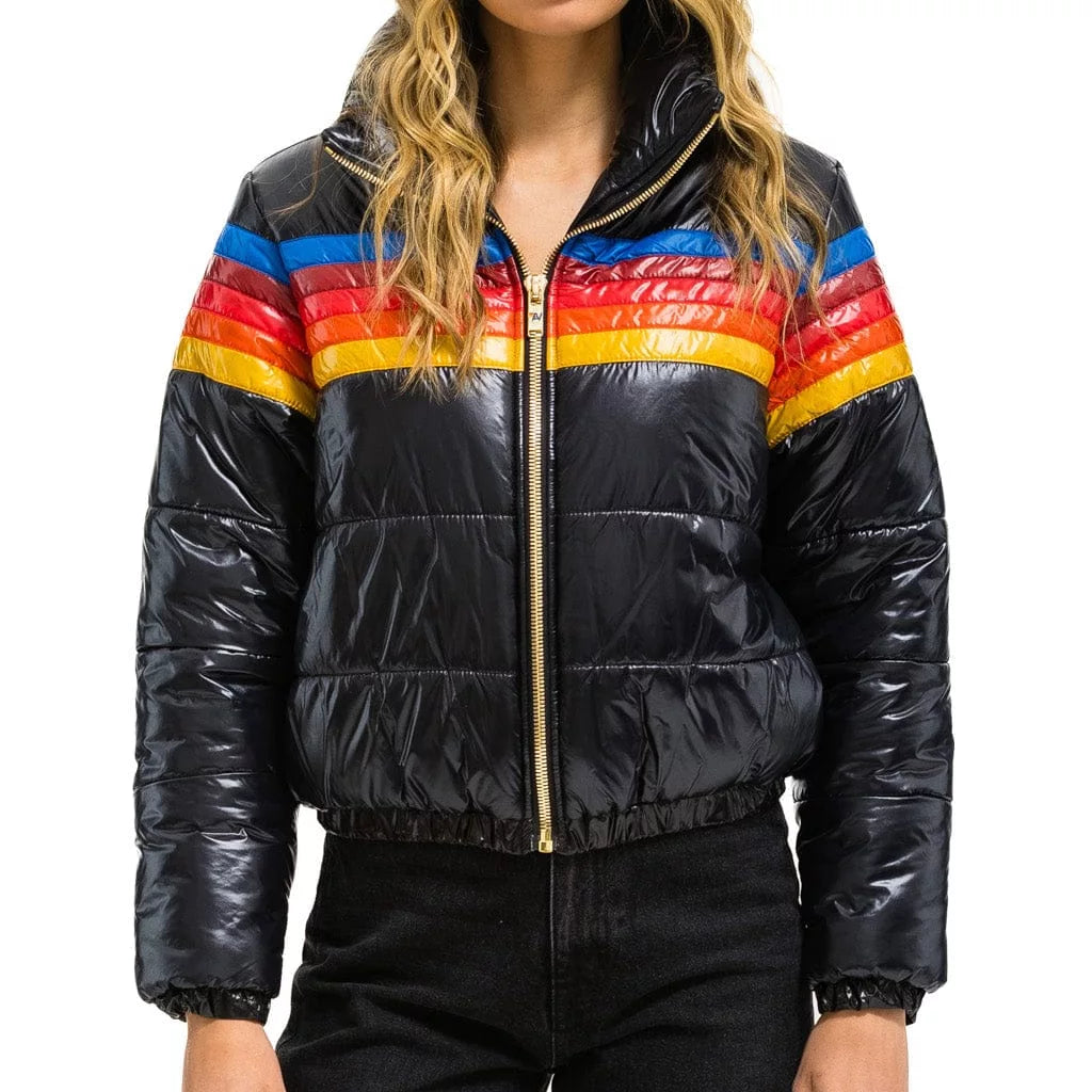 Ted Lasso S04 Rebecca Lowe Stripes Black Jacket