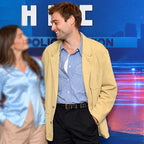 London Photocall Douglas Booth Blazer