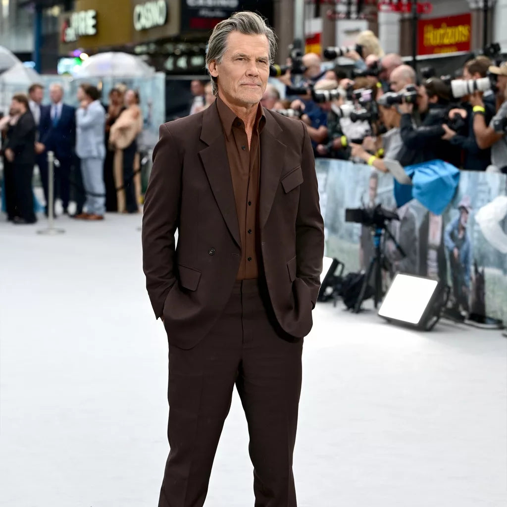 The Dog Stars Event Josh Brolin Brown Suit