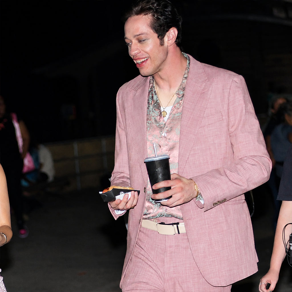 Tommy Karate Pete Davidson Pink Blazer