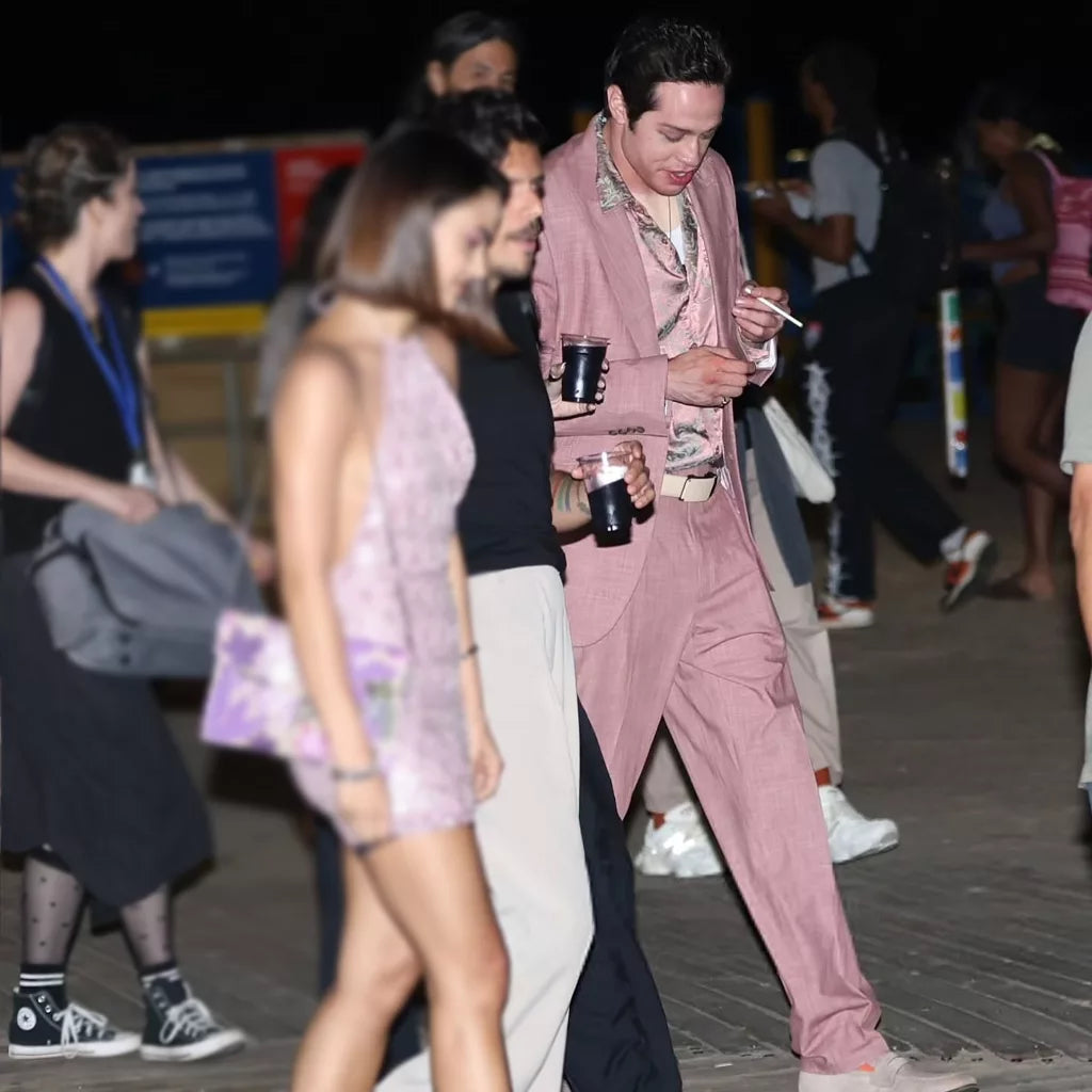 Tommy Karate Pete Davidson Pink Suit