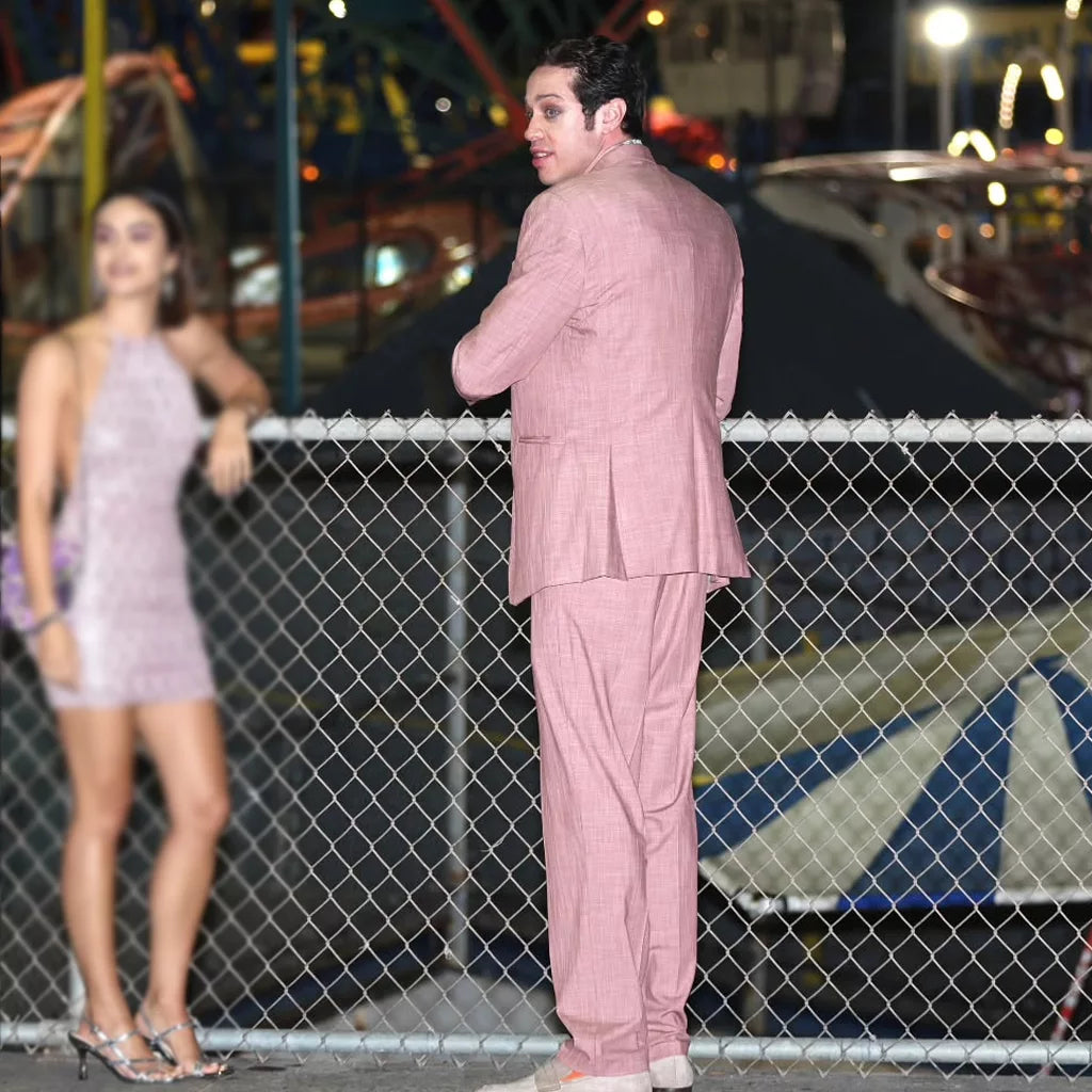 Tommy Karate Pete Davidson Pink Suit