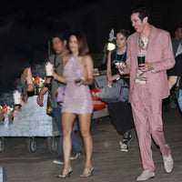 Tommy Karate Pete Davidson Pink Signature Suit