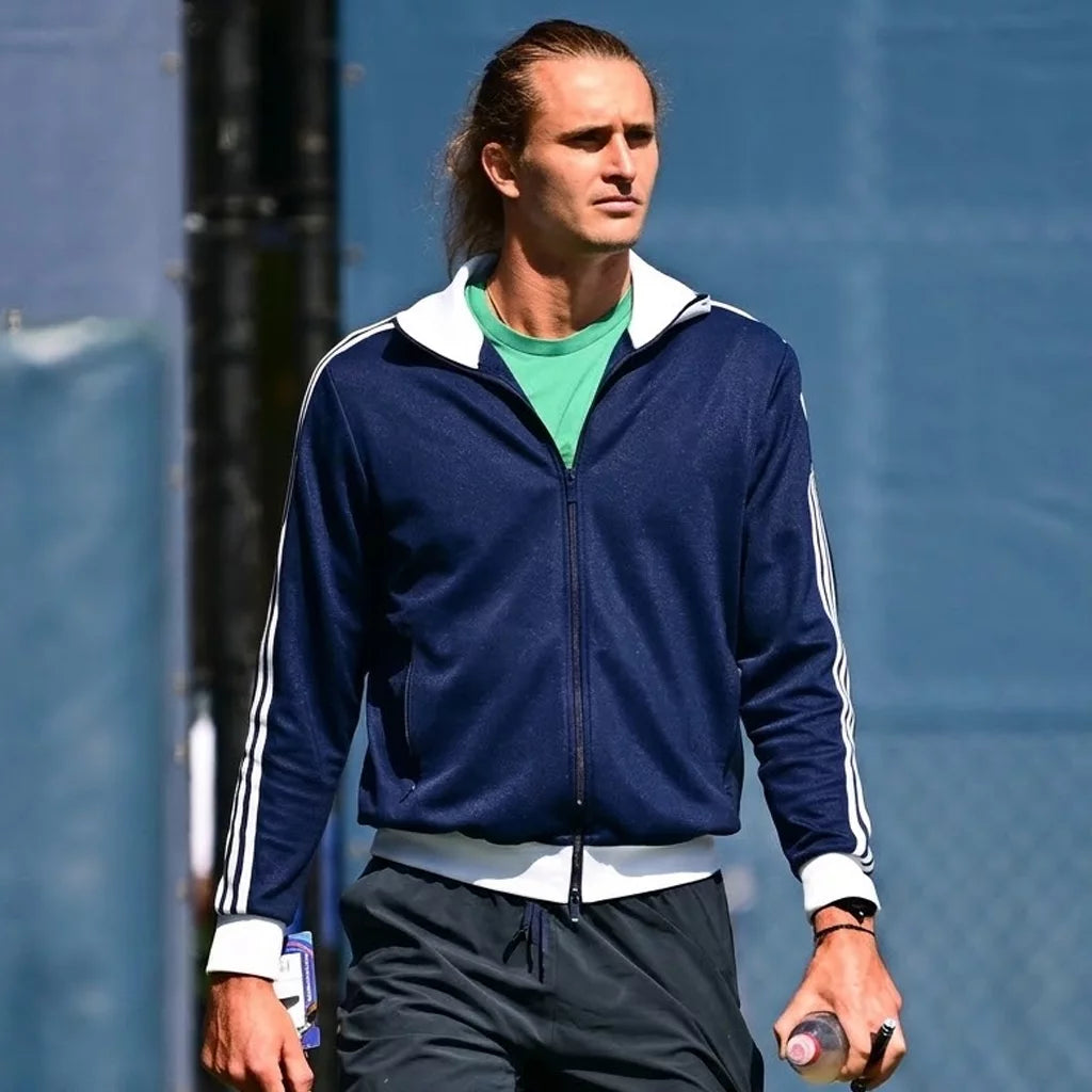 US Open Event Alexander Zverev Blue Fleece Jacket