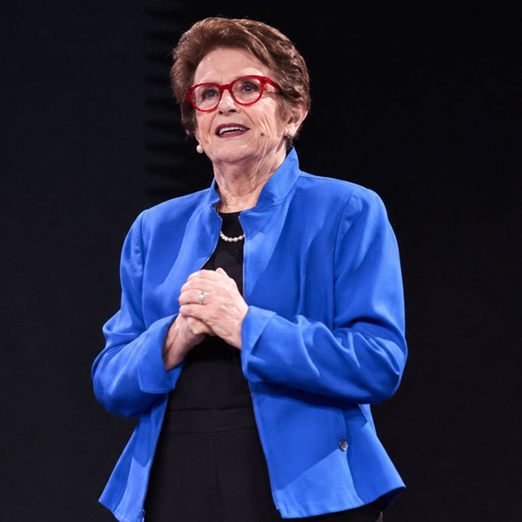 US Open Event Billie Jean King Blue Jacket
