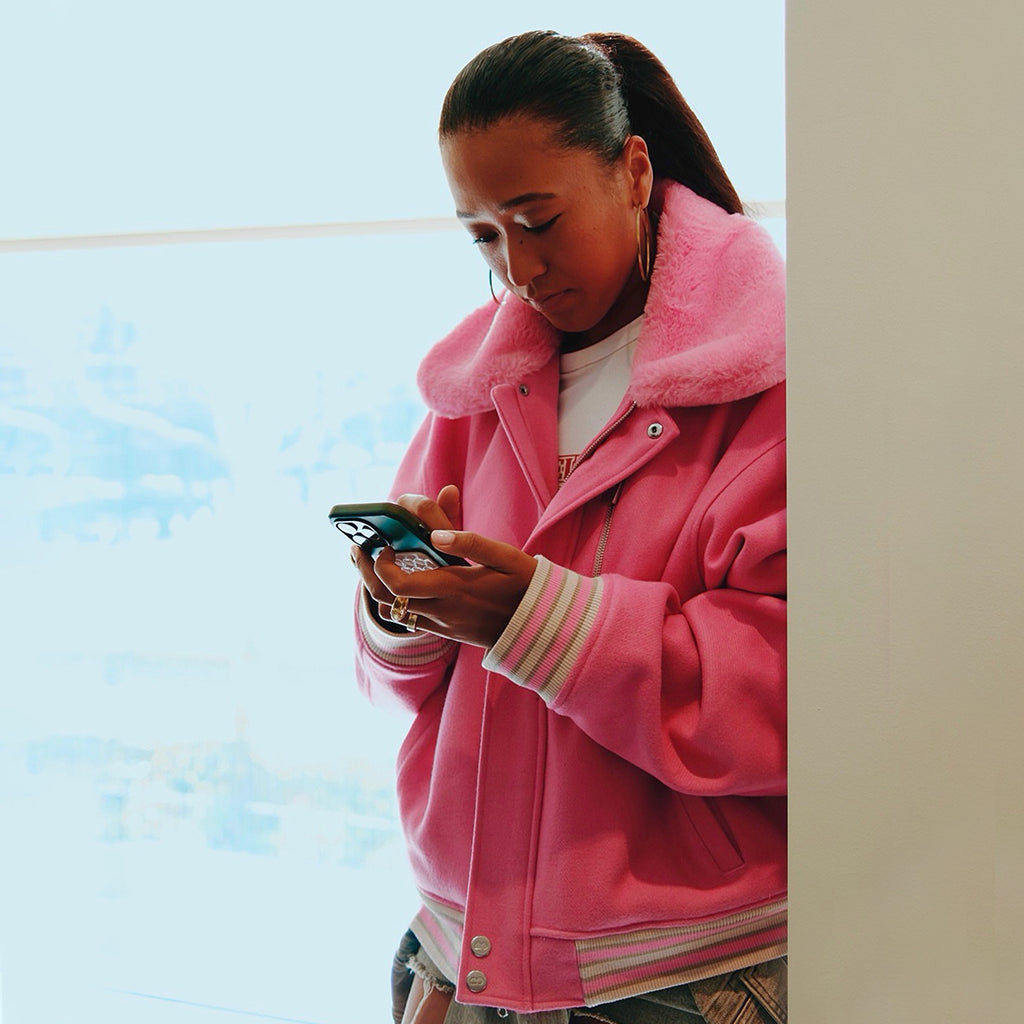 US Open Final Naomi Osaka Pink Jacket