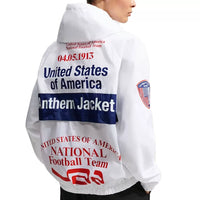 FIFA world cup 2026 Virgil Abloh USA Anthem White Cotton Jacket