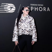 White Cotton Jacket – Walk-In Marina Mabrey Zebra
