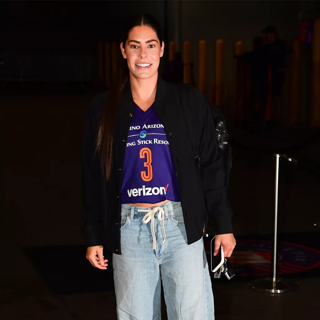 Star Guard Kelsey Plum 2026 Black Wool Jacket
