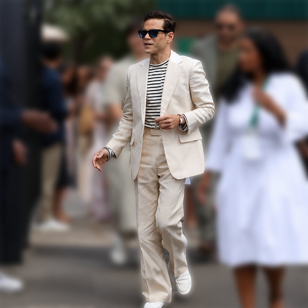 White Suit – Wimbledon 2026 Rami Malek