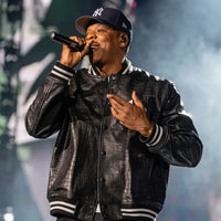 Black Leather Jacket – Yankees Stadium Performance 2026 Jay-Z