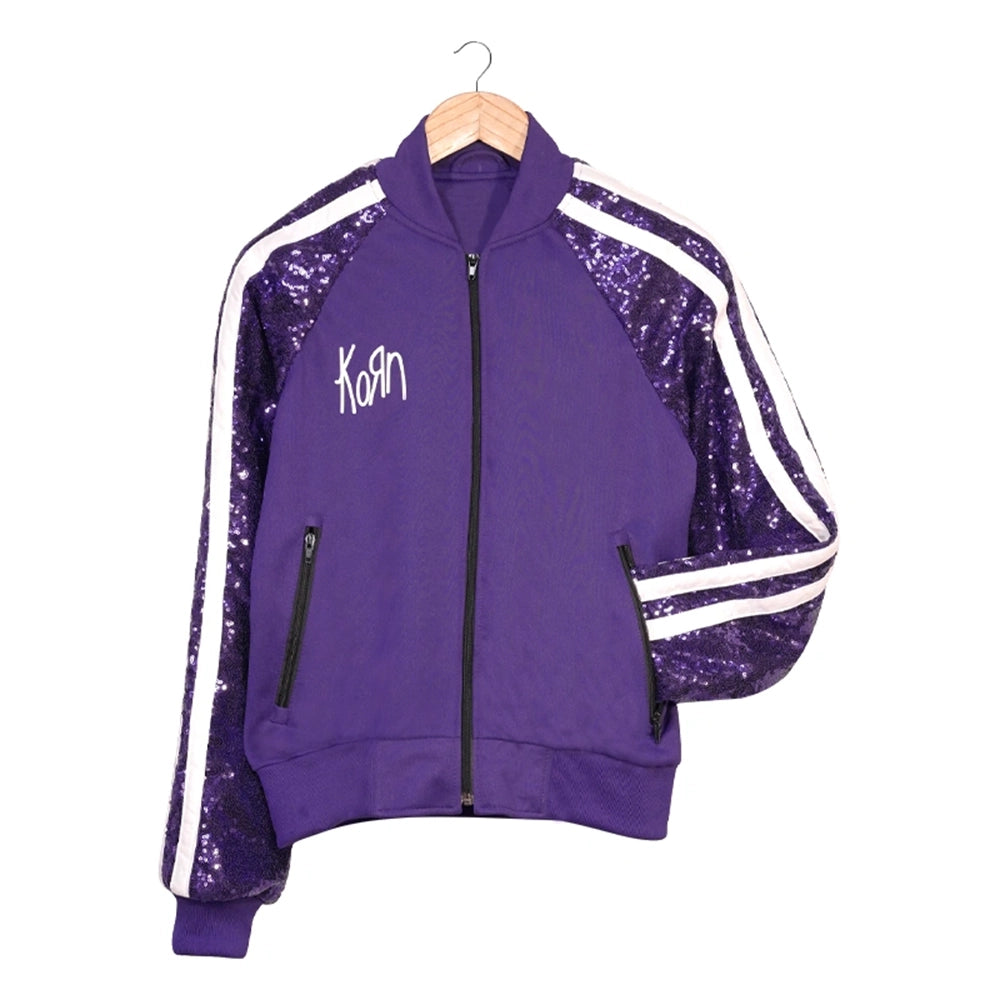 Korn Purple Tracksuit in Fleece